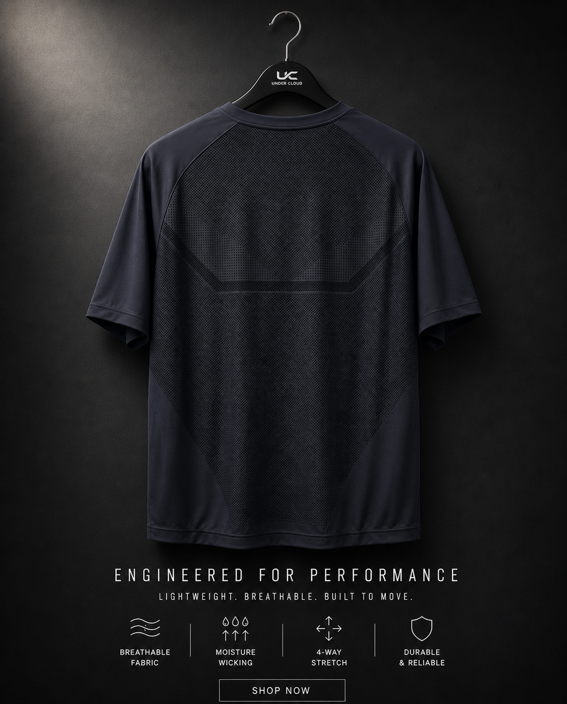 UnderCloud AeroFlow Performance Tee - Multiple Colours