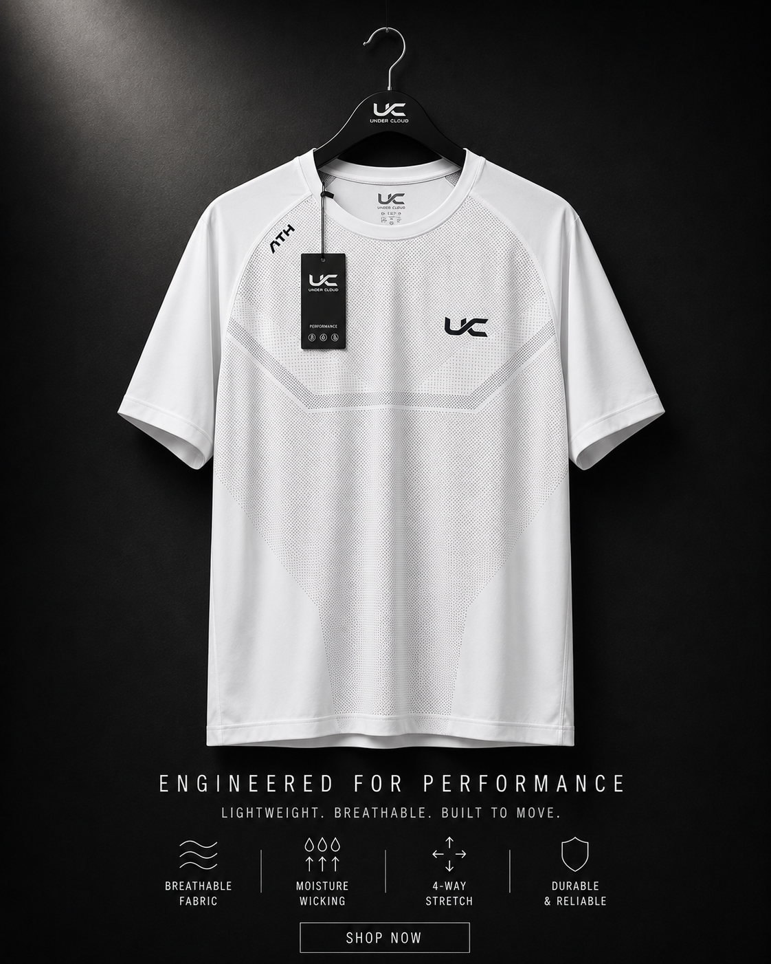 UnderCloud AeroFlow Performance Tee - Multiple Colours