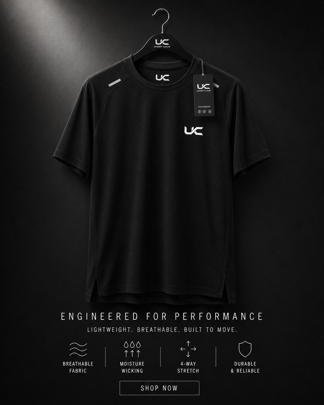 UnderCloud CorePerform Tee