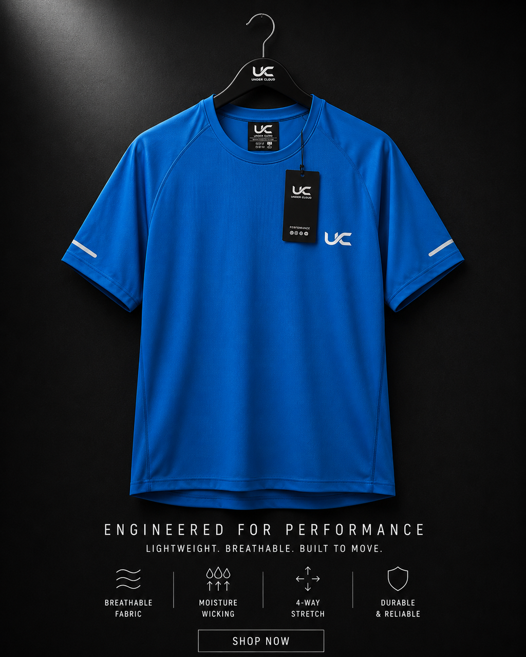 UC Velocity Performance Tee Multiple Colors