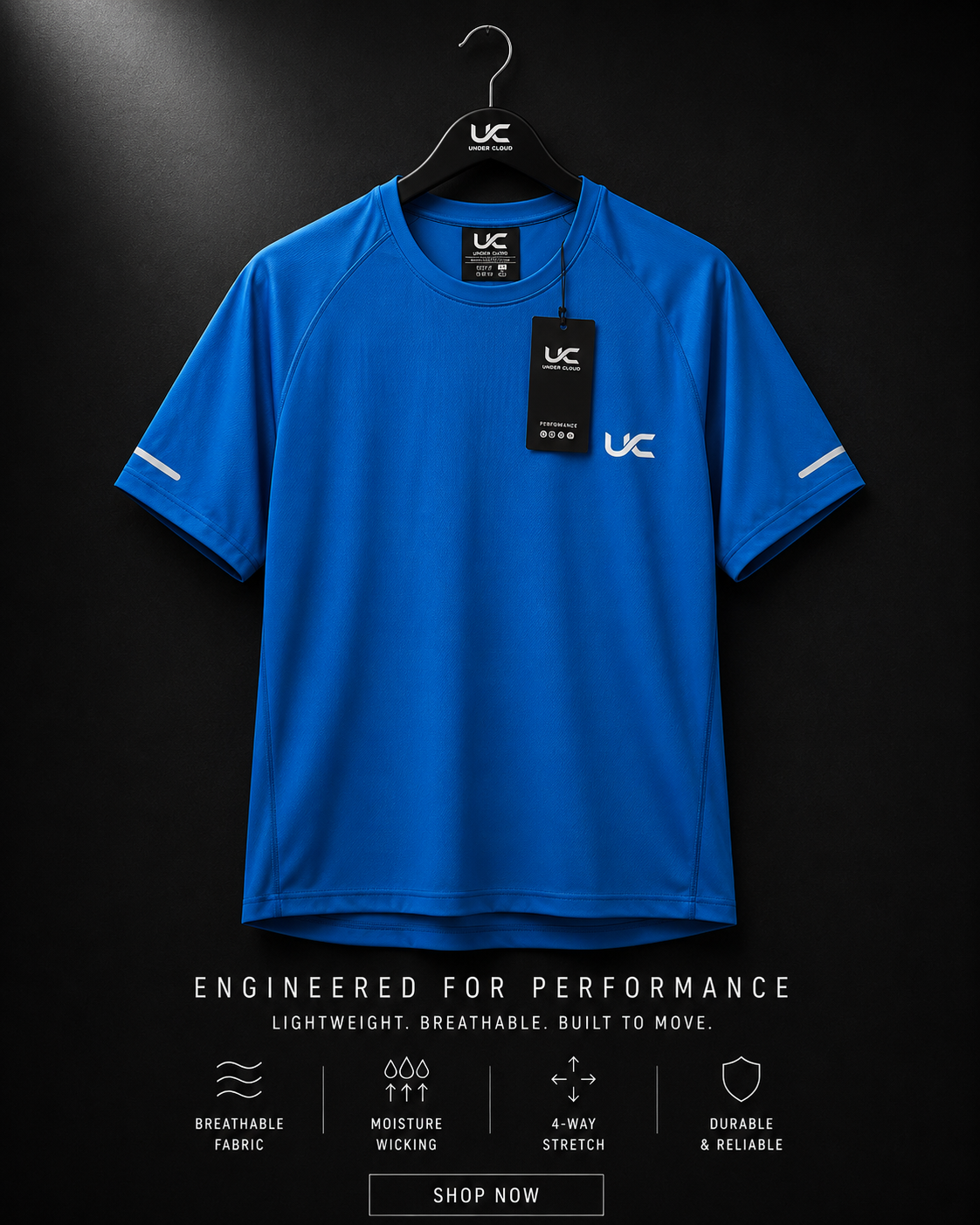UC Velocity Performance Tee Multiple Colors