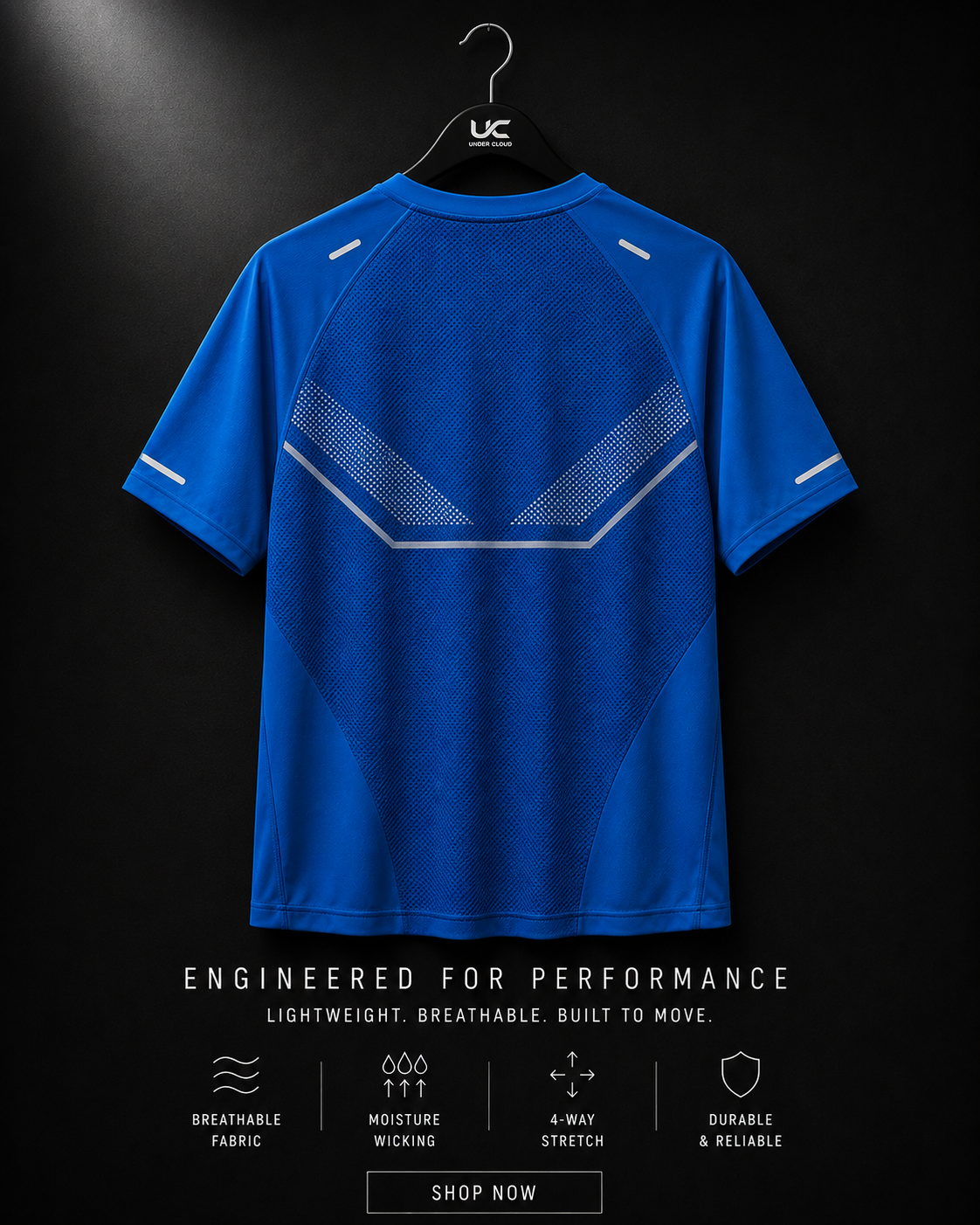 UC Velocity Performance Tee Multiple Colors