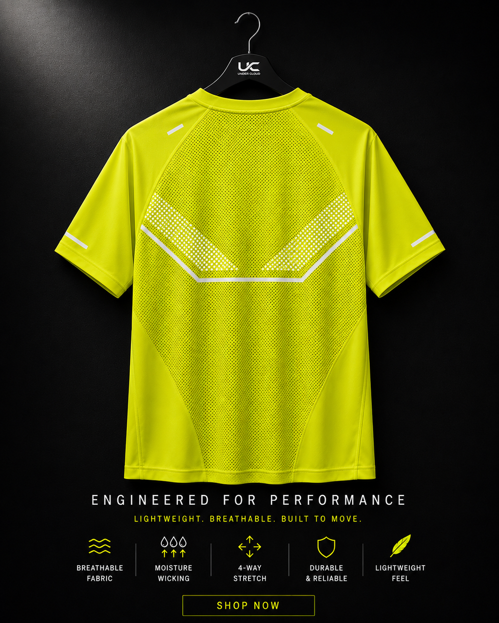 UC Velocity Performance Tee Multiple Colors